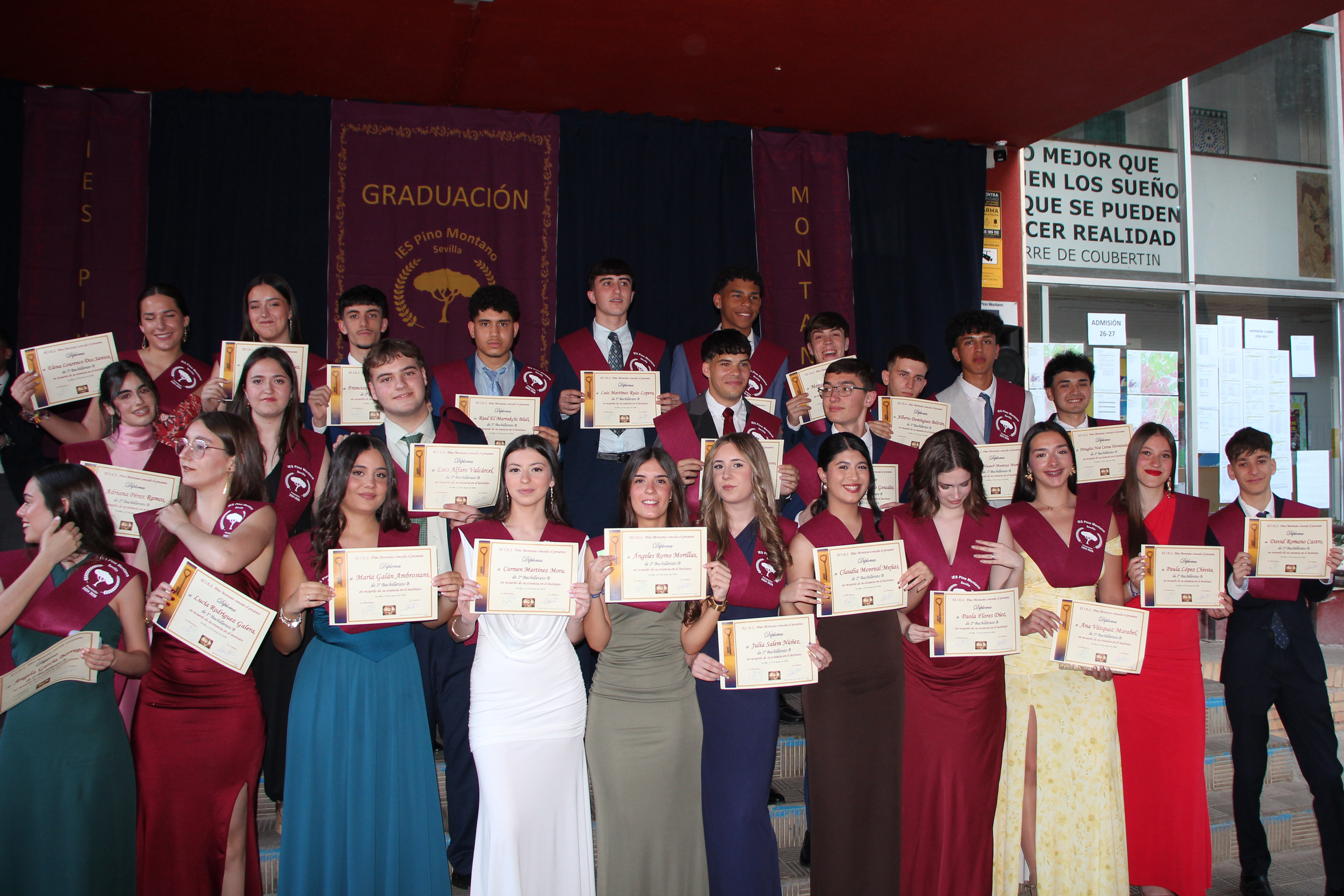 graduación 2º Bachillerato 2026